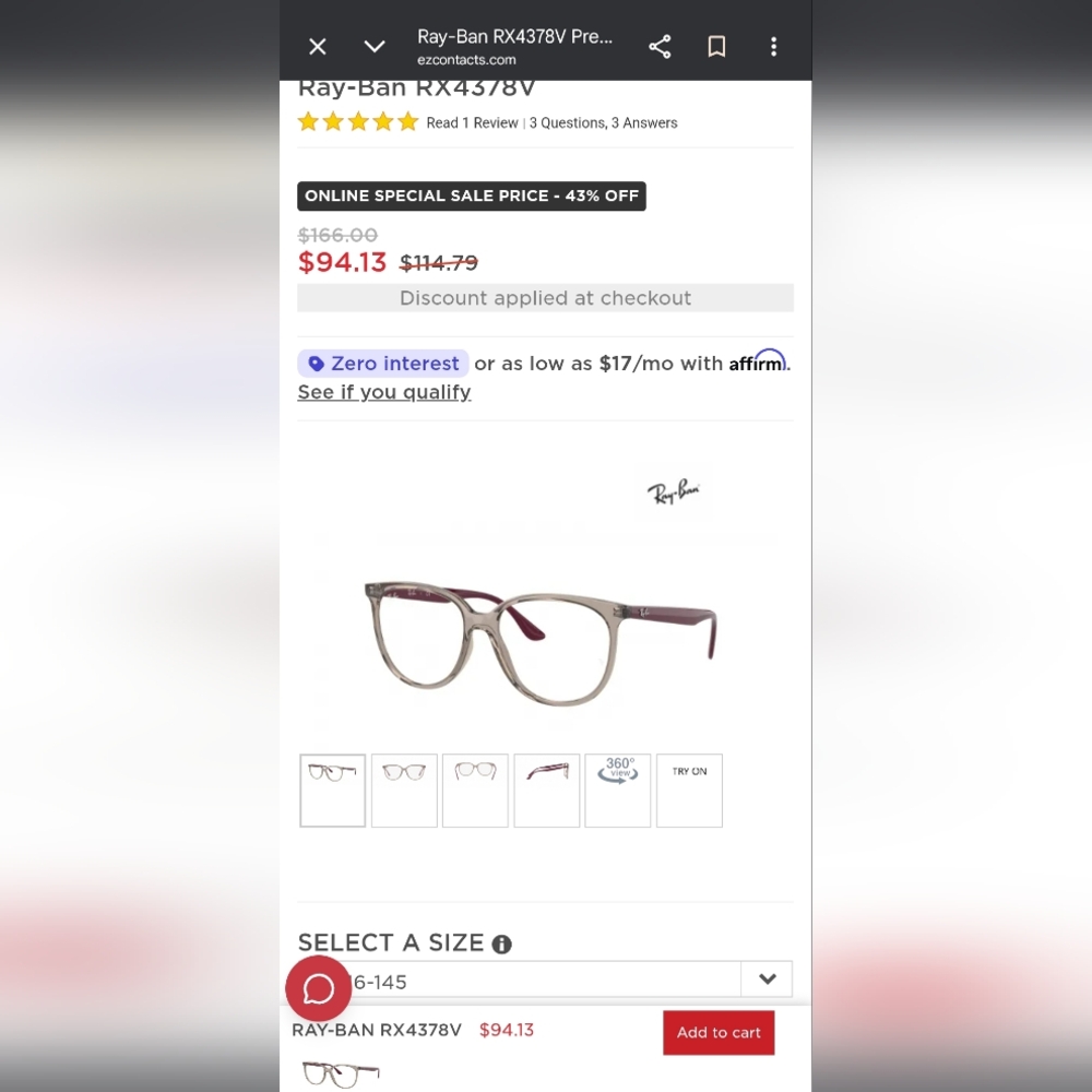 Ray Ban Frames